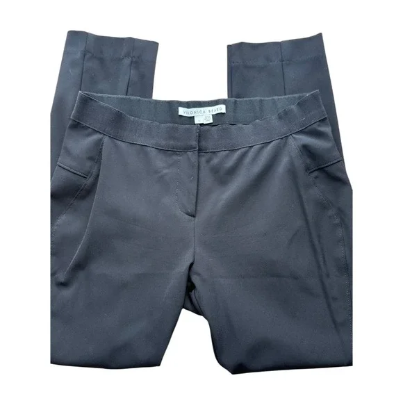 Veronica Beard Stretch Ankle Pants – Size‎ 10 Black Business Casual Vacay Shower - Picture 4 of 8